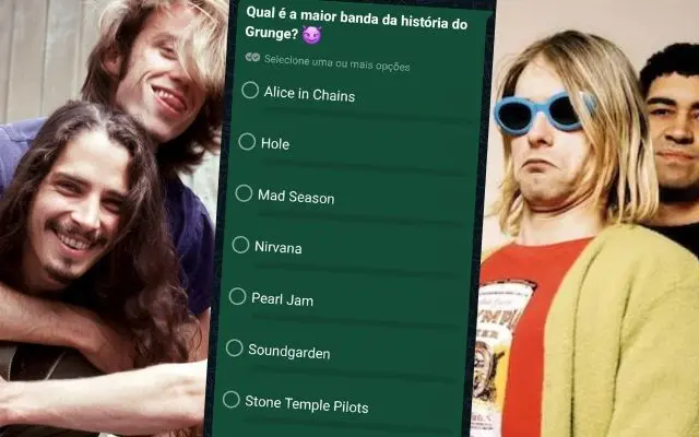 VOTE: Qual é a maior banda da história do Grunge?
