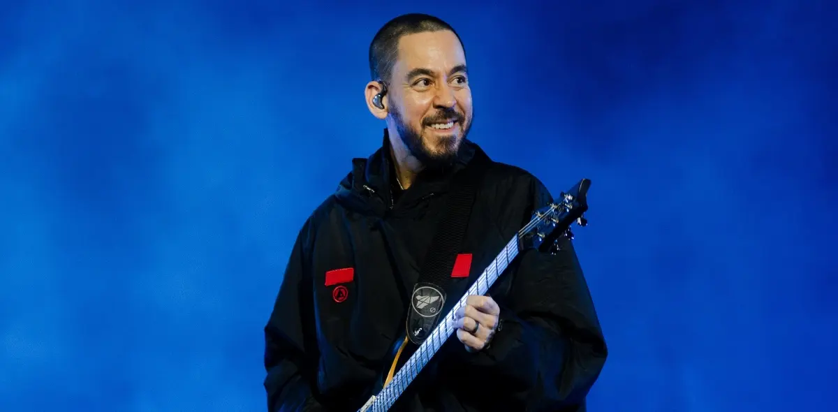 Mike Shinoda com o Linkin Park no Brasil em 2024