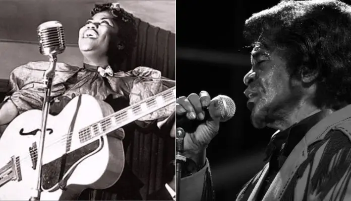 Sister Rosetta Tharpe e James Brown estão entre pioneiros negros do Rock and Roll