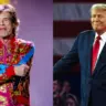 Mick Jagger e Donald Trump