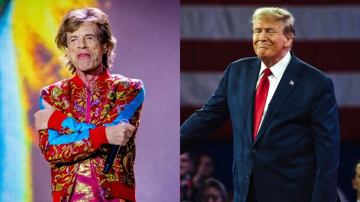 Mick Jagger e Donald Trump