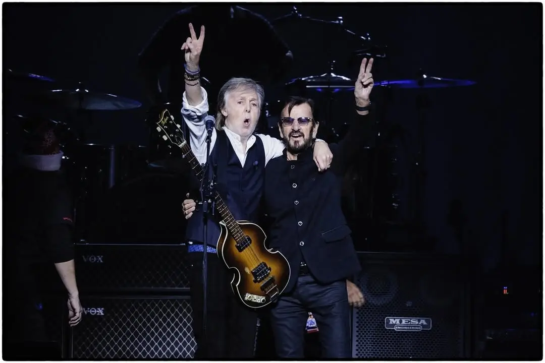 Paul McCartney toca com Ringo Starr e Ronnie Wood em seu último show de 2024