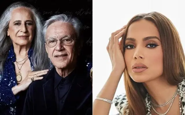 Caetano e Bethânia e Anitta estão entre atrações do Show da Virada 2024 em Copacaba; saiba como assistir ao Réveillon
