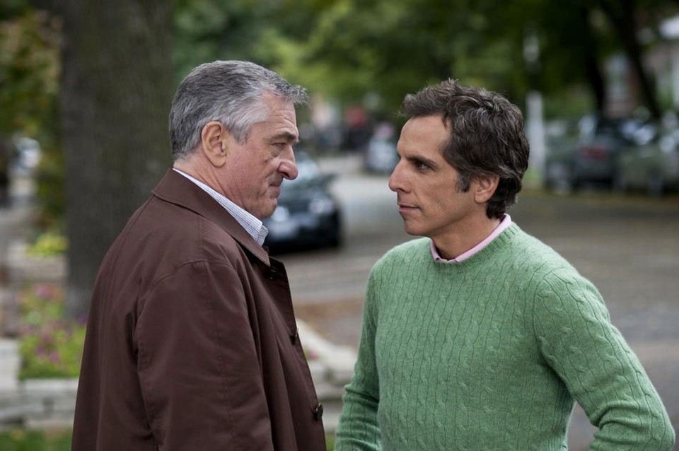 Robert De Niro e Ben Stiller no set de Entrando Numa Fria