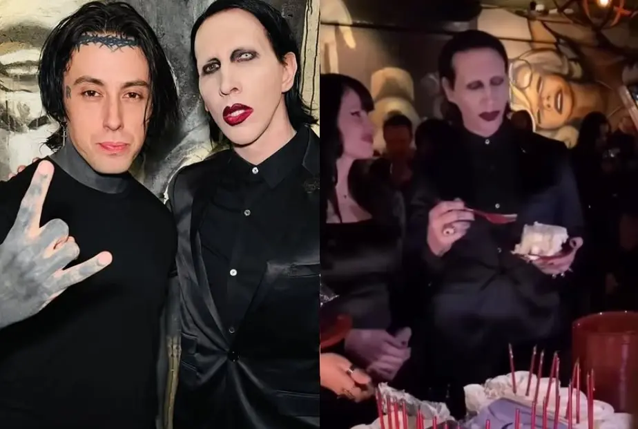 Cancelado? 5 ícones do Rock que foram à festa de aniversário de Marilyn Manson