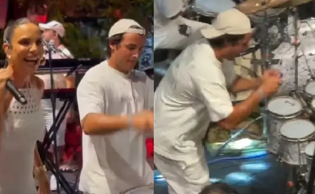 Vídeo: filho de Ivete Sangalo viraliza e impressiona com habilidade na percussão
