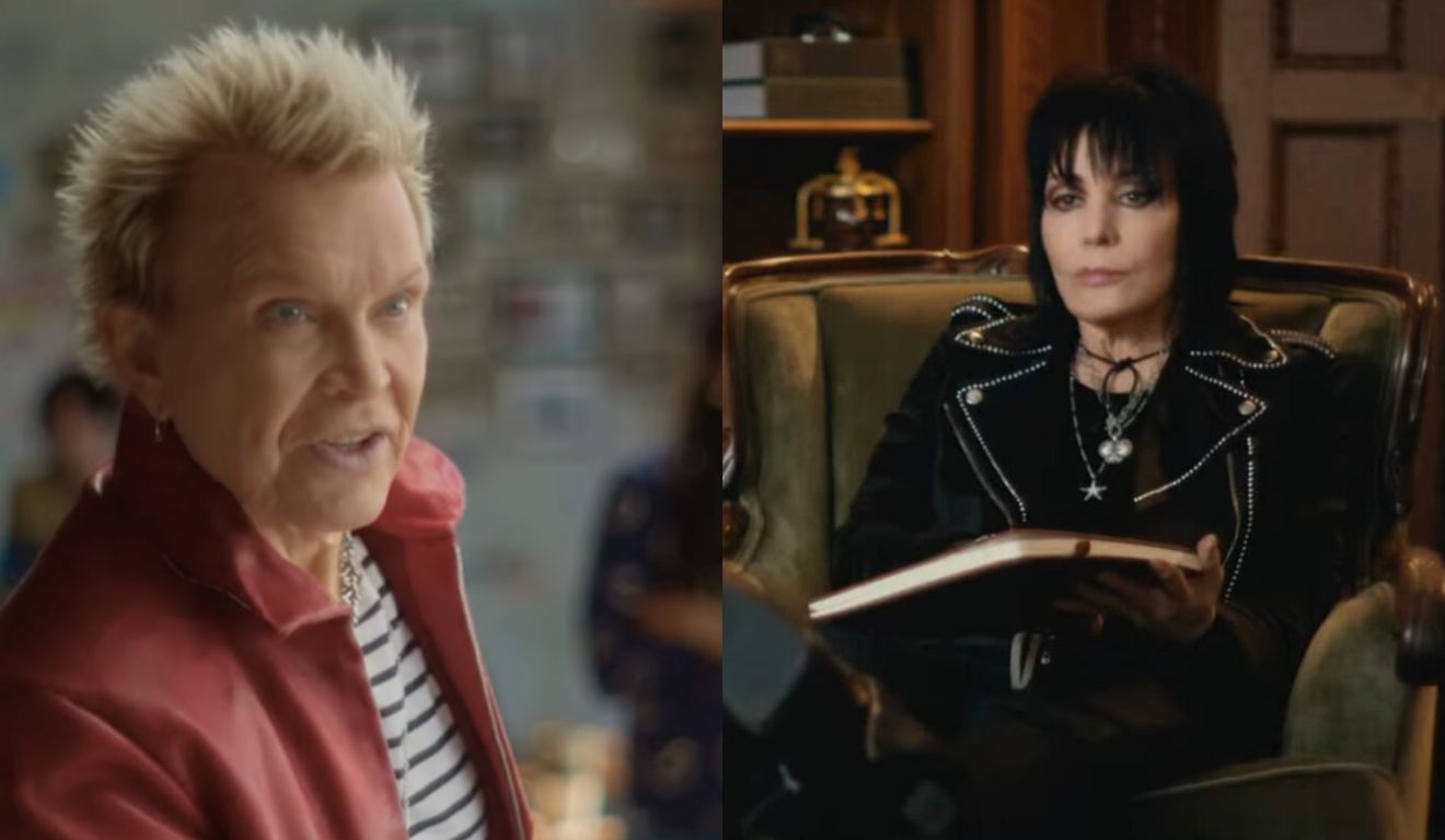 Lendas: Billy Idol e Joan Jett anunciam turnê conjunta em vídeo hilário