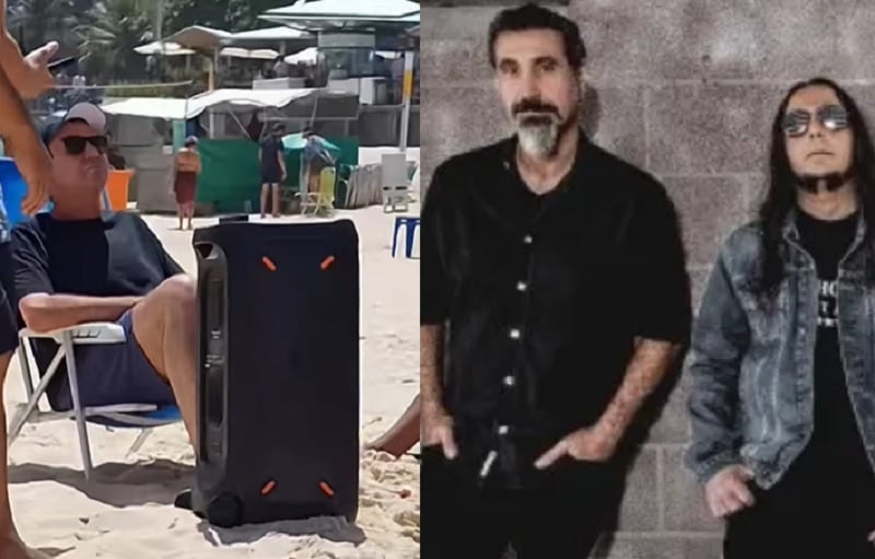 Prefeito do Rio toca System Of A Down para educar banhistas na praia; veja