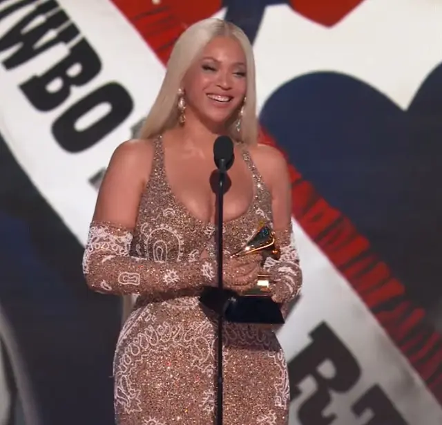 Beyoncé ganha o Grammy de Álbum do Ano com seu disco "Cowboy Carter"