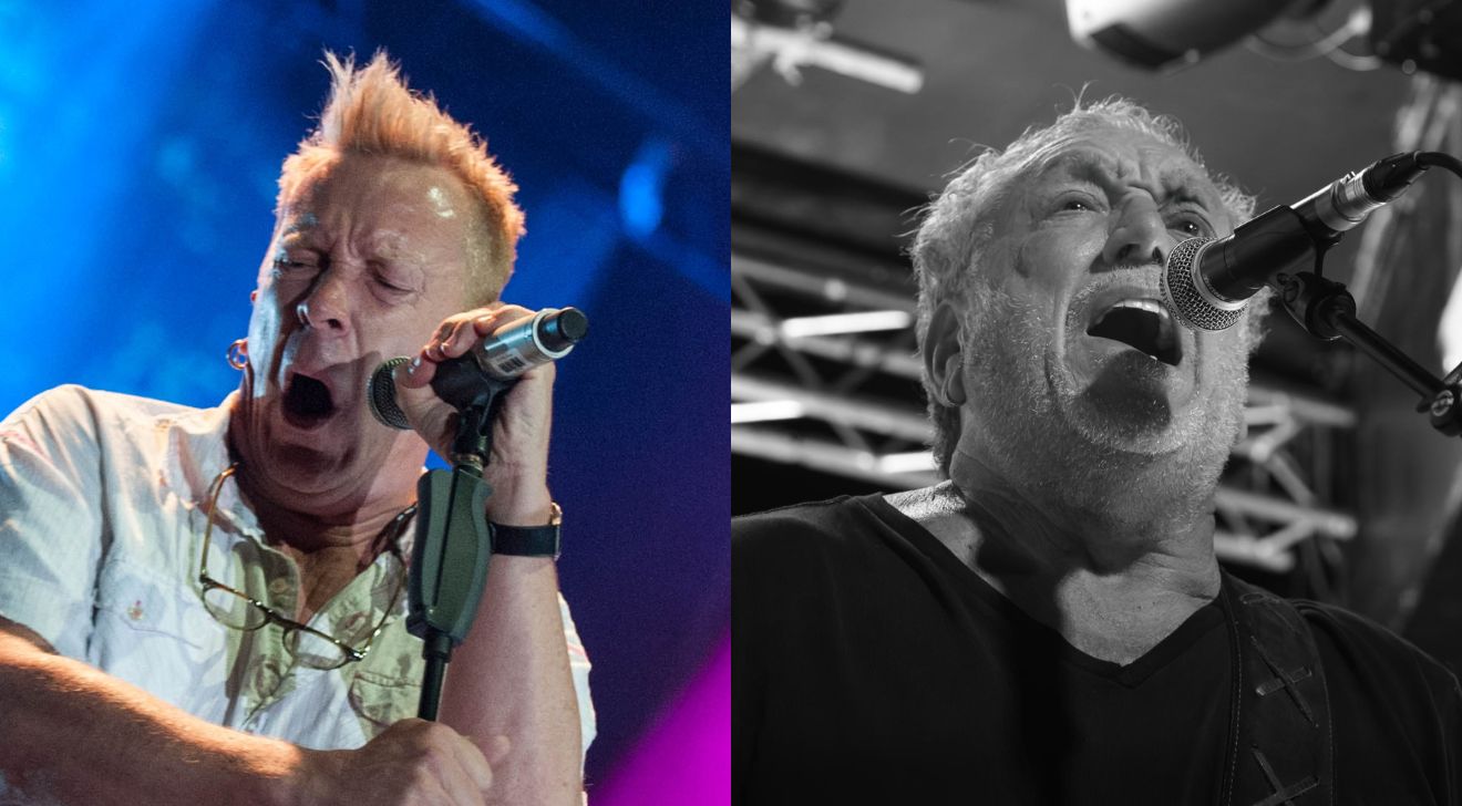 Johnny Rotten (John Lydon) e Steve Jones, do Sex Pistols