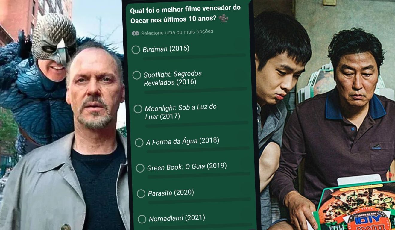 VOTE: Qual foi o melhor filme vencedor do Oscar nos últimos 10 anos?