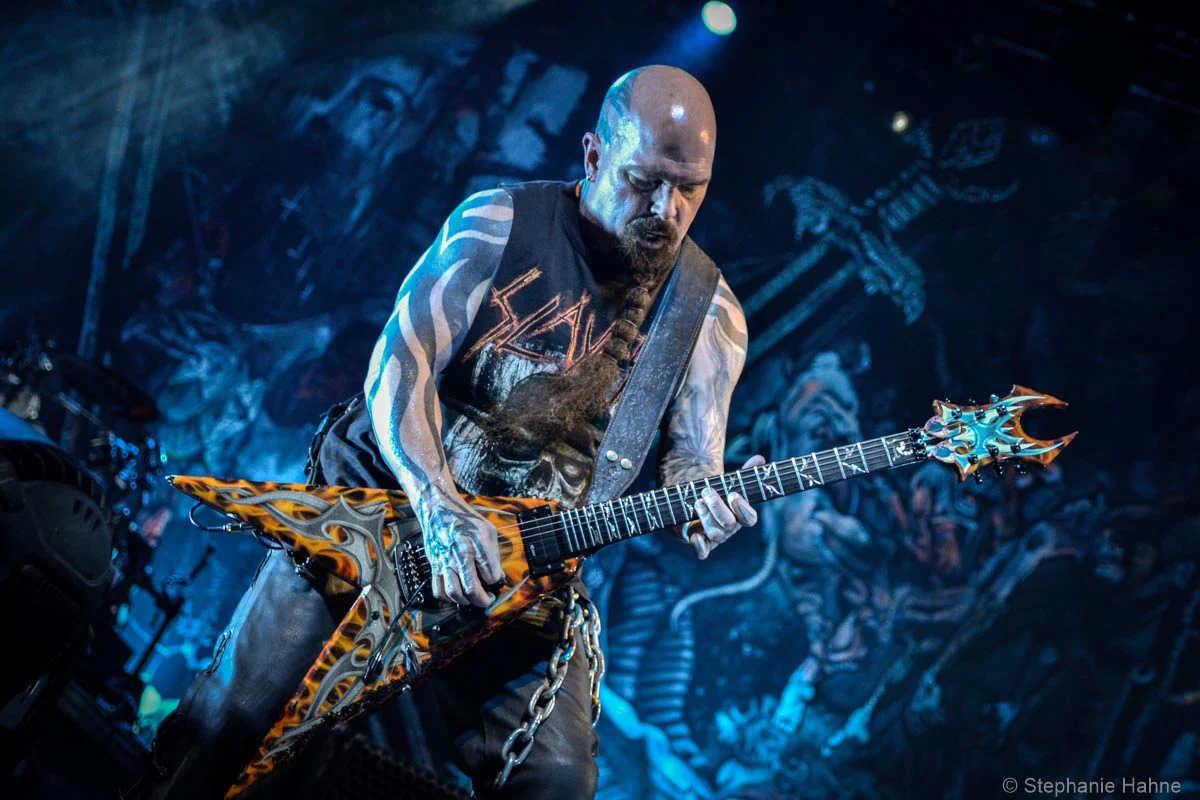 Kerry King em show do Slayer no Brasil, 2019