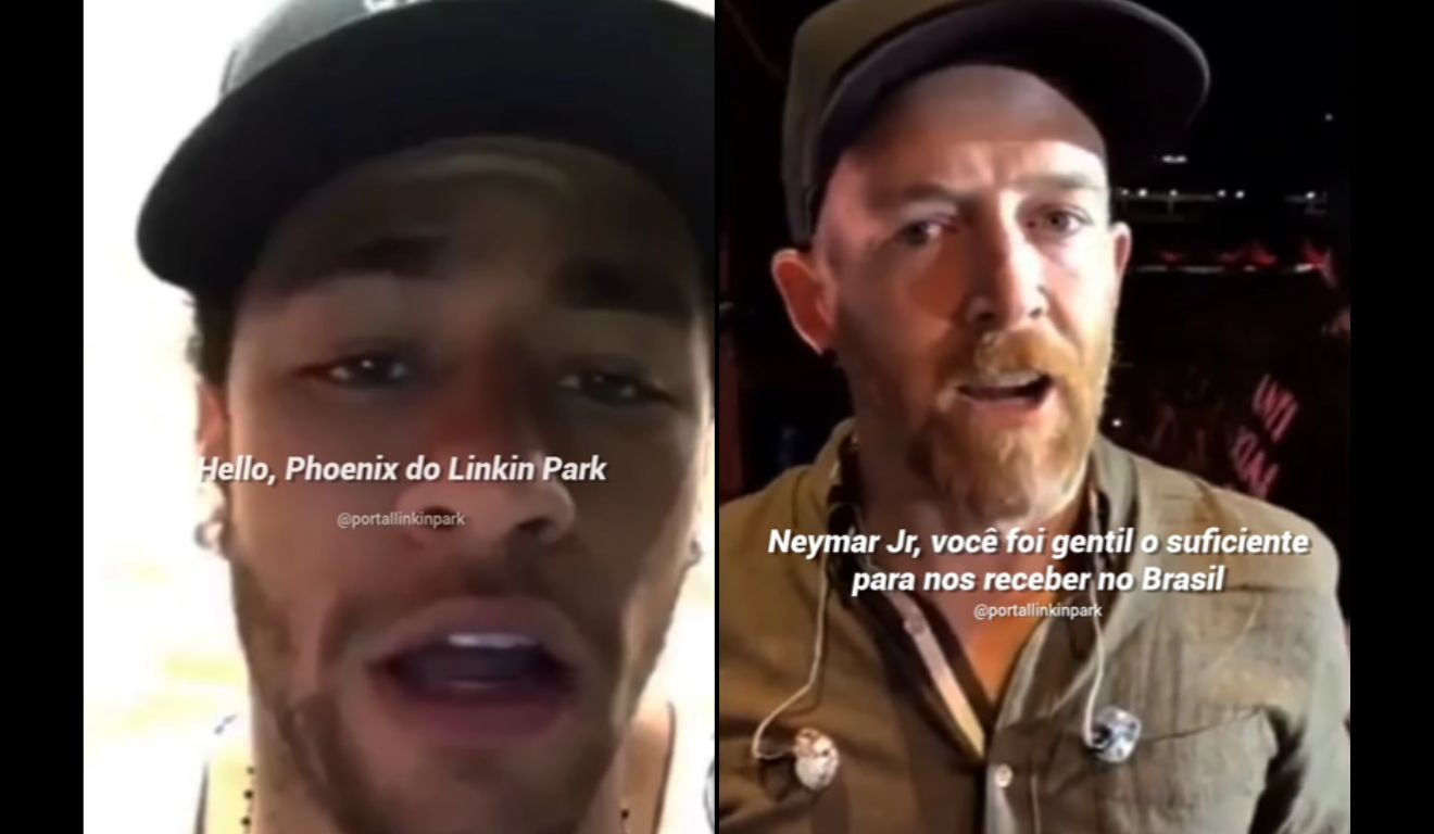 O dia em que Neymar mandou um recado para o Linkin Park: 