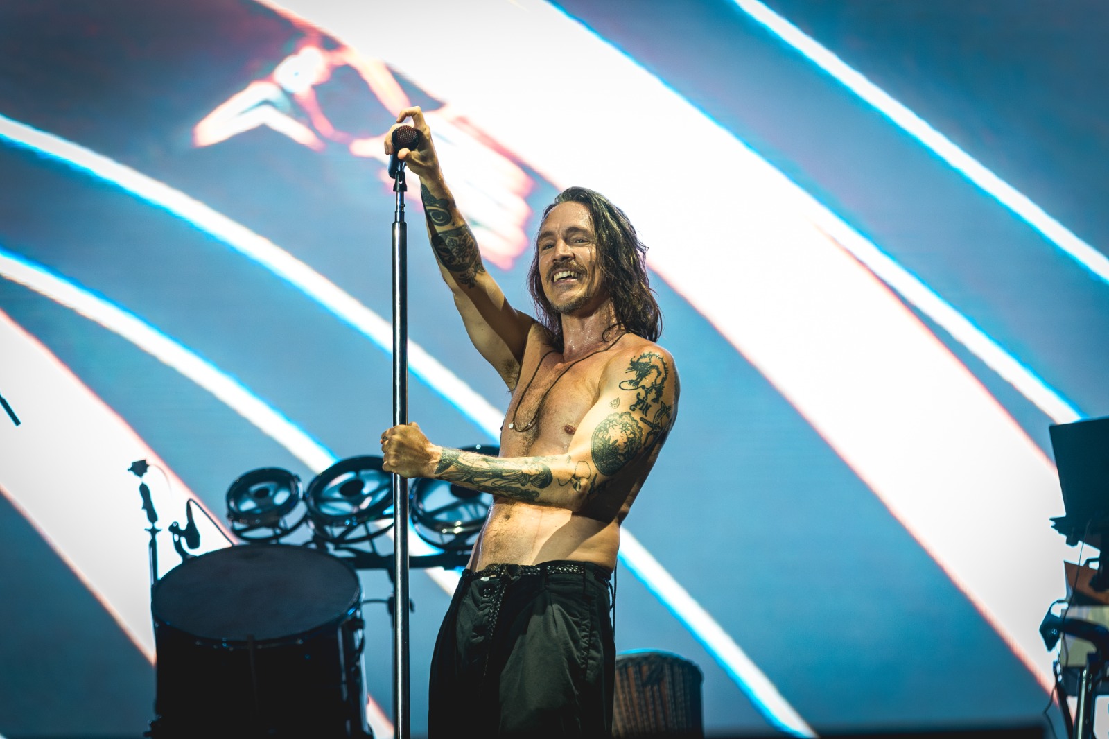 Brandon Boyd com o Incubus no Rock in Rio 2024