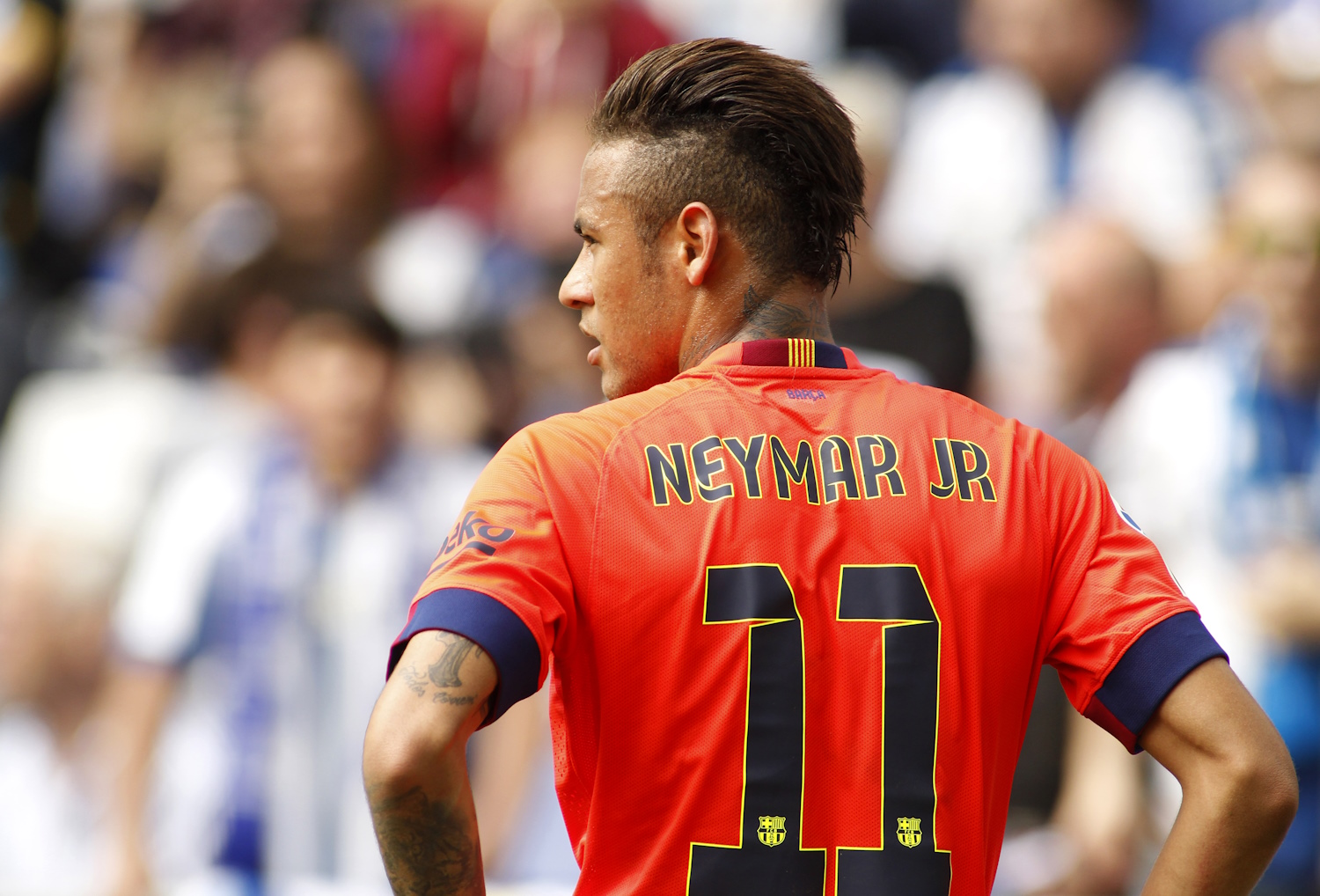 Neymar Jr jogando pelo Barcelona