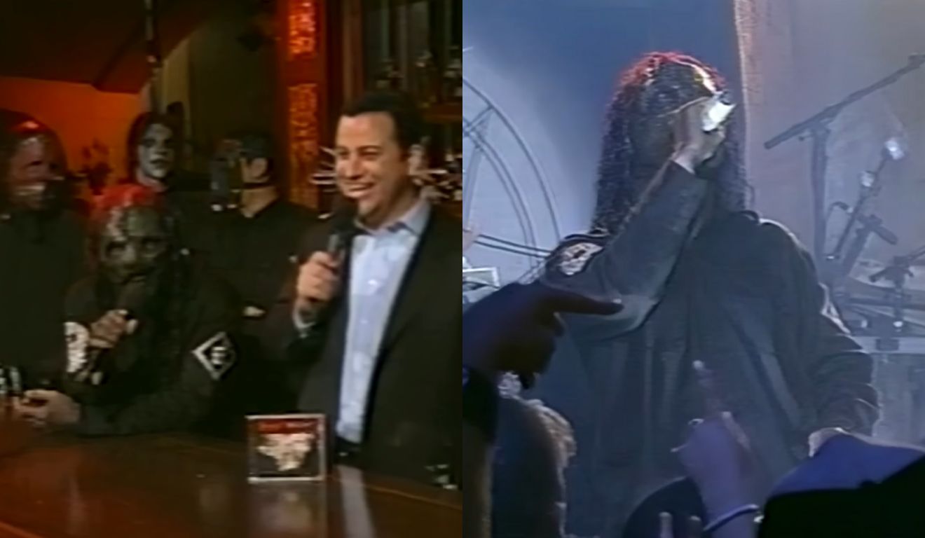 Vídeo caótico do Slipknot na TV em 2004