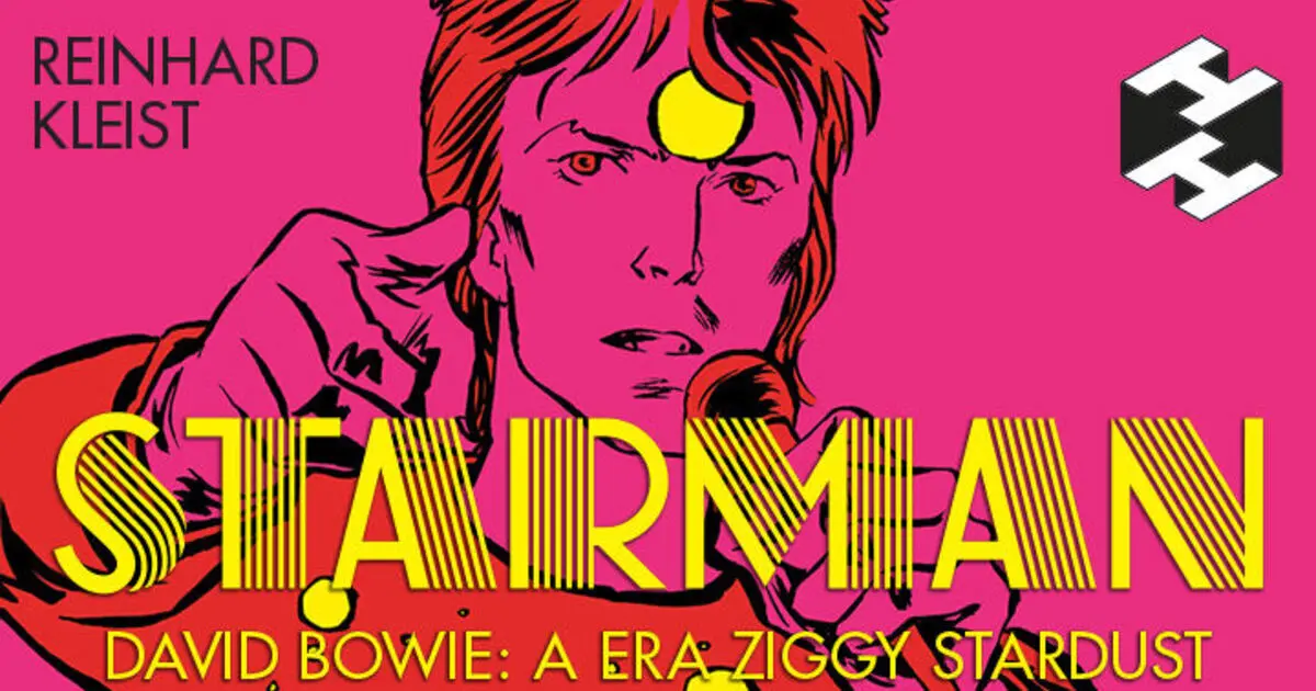 A ascensão e queda de Ziggy Stardust, persona de David Bowie, em uma HQ de Reinhard Kleist