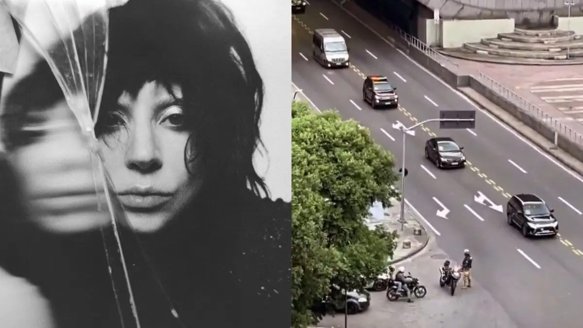 Fã de Lady Gaga confunde comboio no Rio de Janeiro Fã de Lady Gaga confunde comboio no Rio de Janeiro