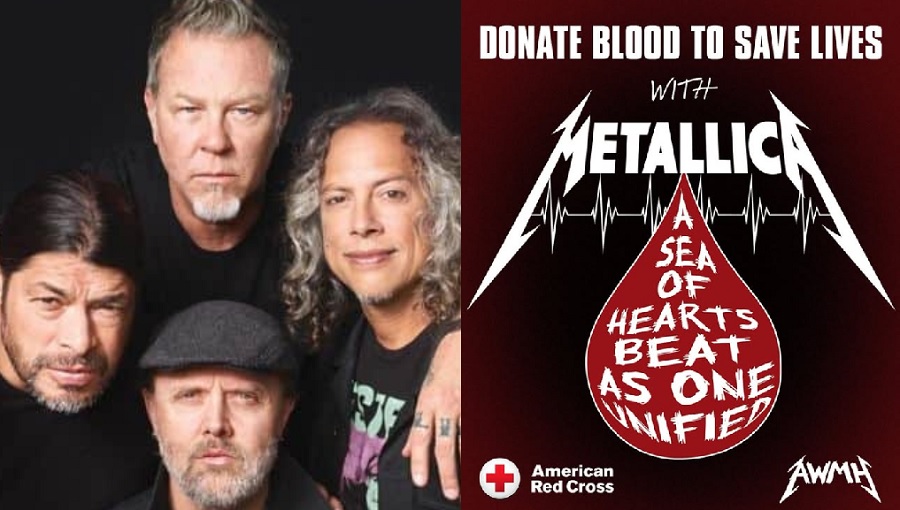 Metallica realiza campanha de doação de sangue em shows nos EUA