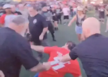 Nazista levando surra em festival punk