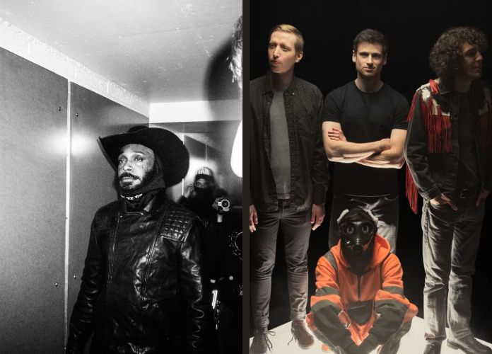 JPEFMAFIA e Car Seat Headrest, em colagem feita para fins divulgacionais