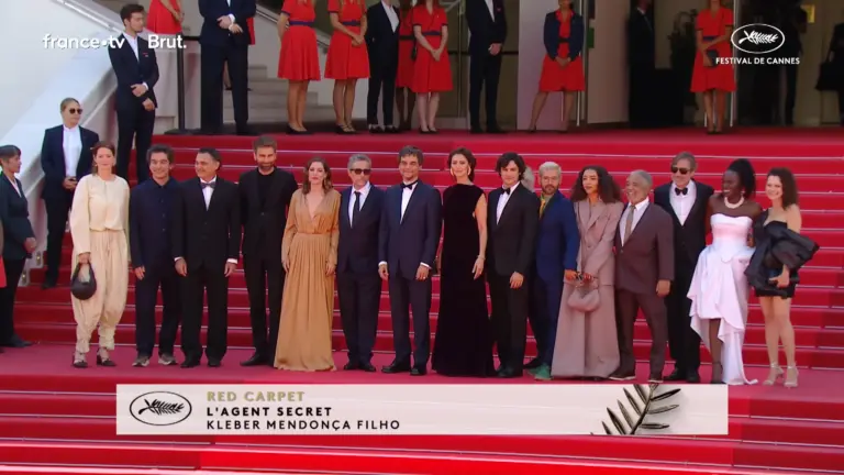Elenco de O Agente Secreto no Festival de Cannes 2025