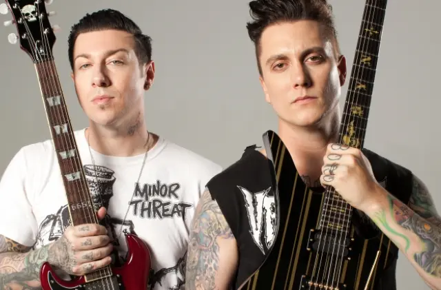 Synyster Gates e Zacky Vengeance, guitarristas do Avenged Sevenfold