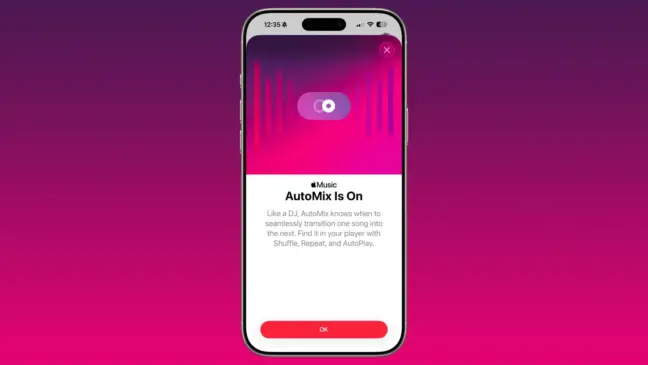 Função "Automix" do Apple Music em novo iOS 26 impressiona fãs de música