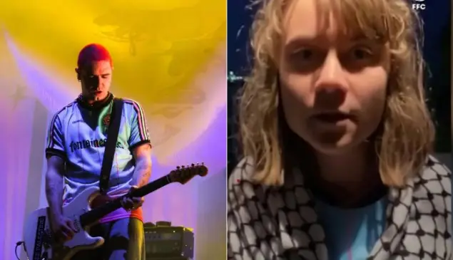 Greta Thunberg usa camisa do Fontaines D.C. dizendo que foi sequestrada por Israel