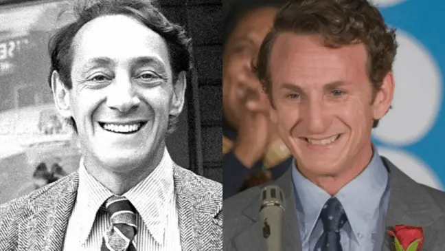 ativista harvey milk e sean penn