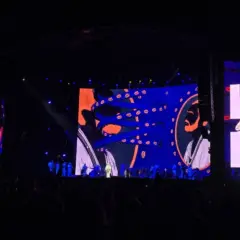 Gilberto Gil se apresentando no Estádio Mineirão