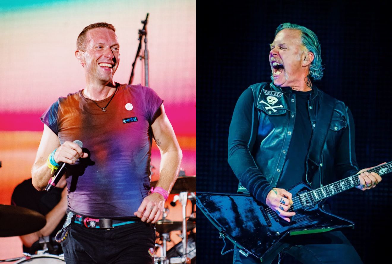 Chris Martin (Coldplay) e James Hetfield (Metallica), saúde mental