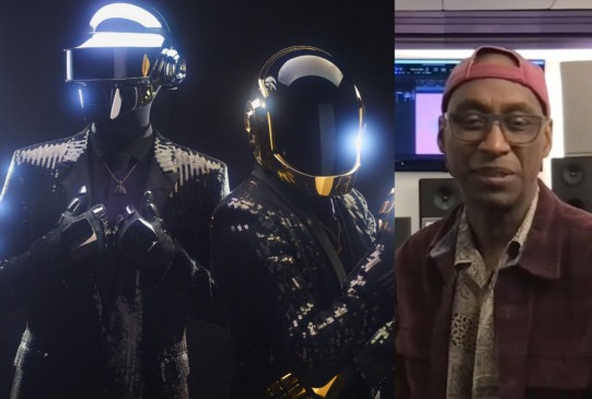 Daft Punk e o baterista Omar Hakim