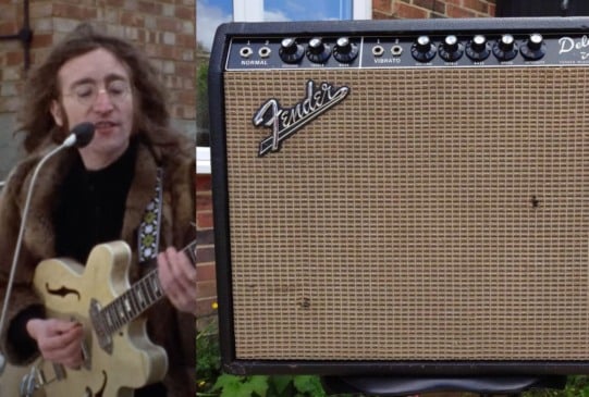 John Lennon, Beatles, amplificador, Fender