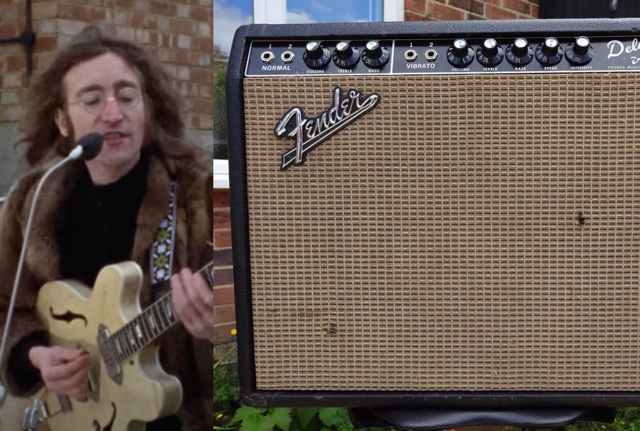 John Lennon, Beatles, amplificador, Fender