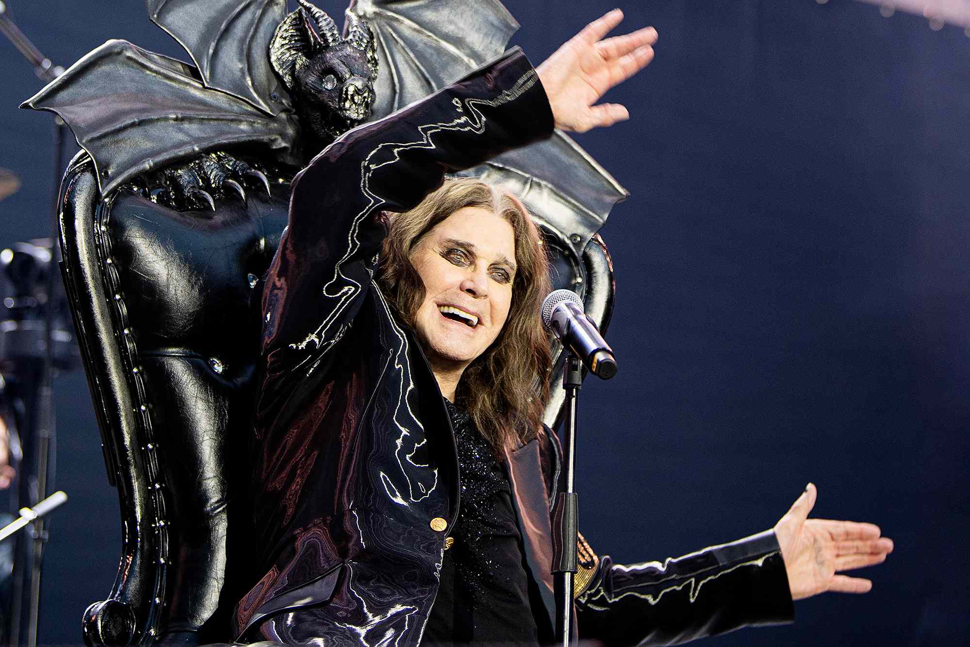 Ozzy Osbourne em seu show de despedida no Villa Park, em Birmingham, na Inglaterra