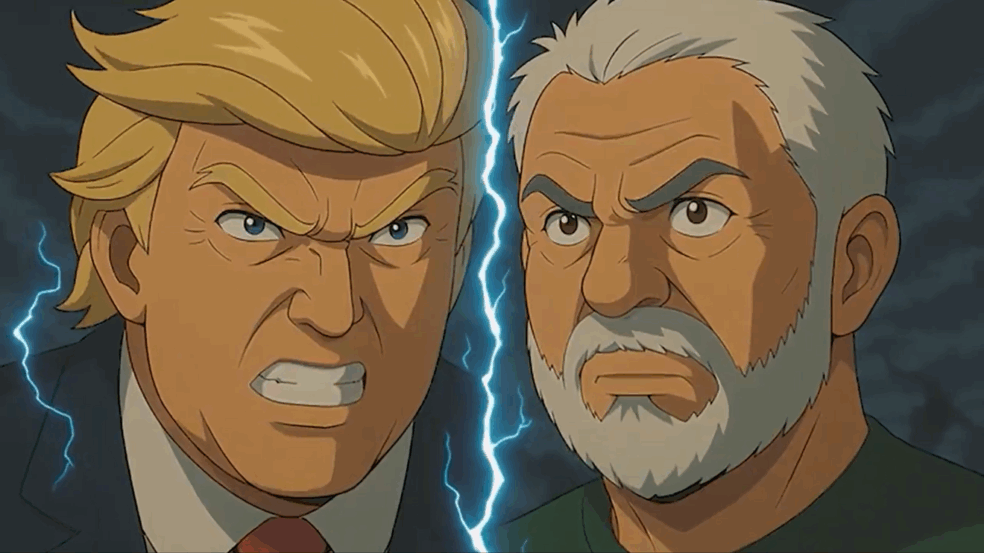 Embate entre Lula e Trump é retratado em anime