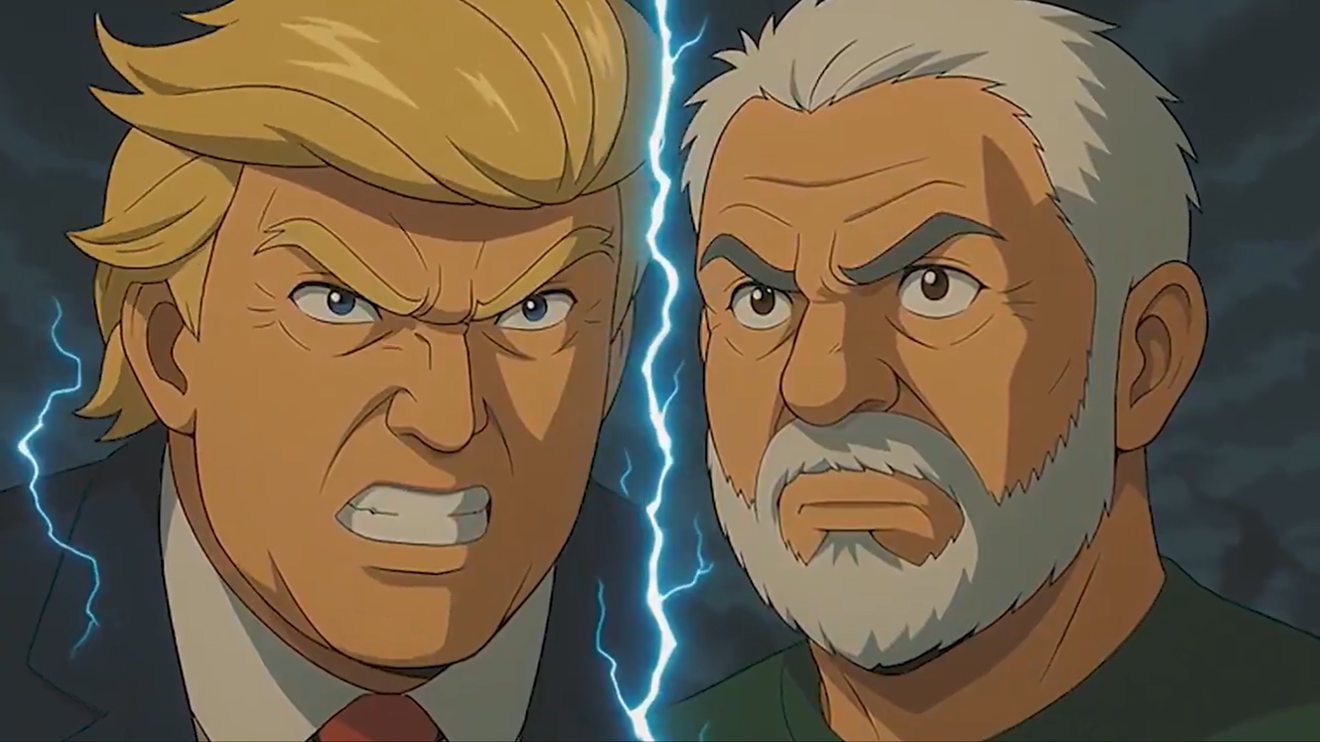 Embate entre Lula e Trump é retratado em anime