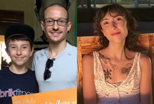 Chester Bennington e a filha Draven Bennington