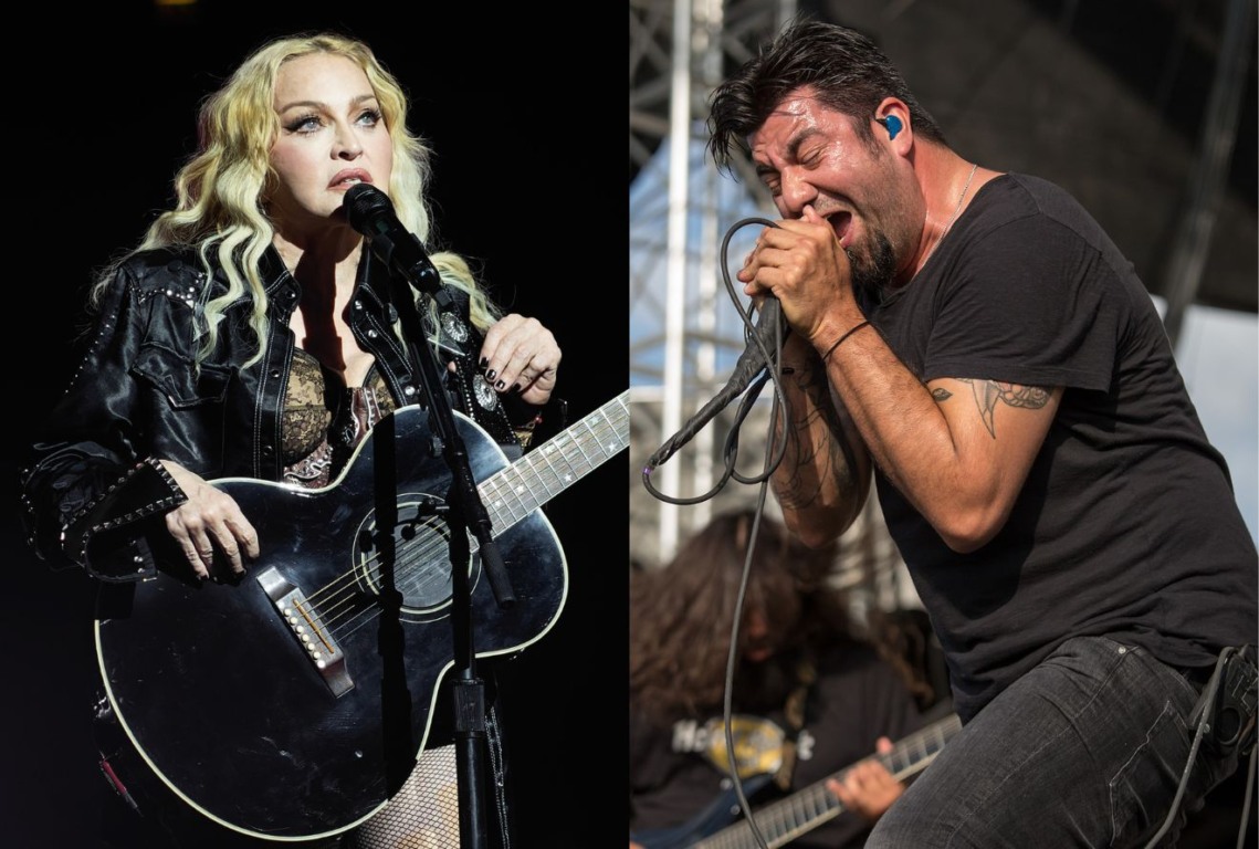 Madonna e Chino Moreno, do Deftones