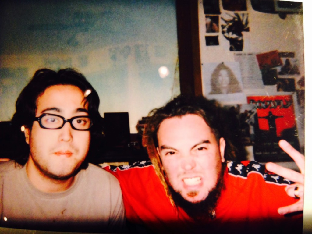 Max Cavalera com Sean Lennon, filho de John Lennon