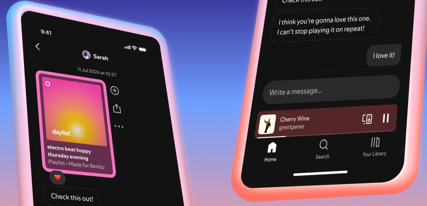 Spotify anuncia que terá mensagens diretas no aplicativo Spotify anuncia que terá mensagens diretas no aplicativo