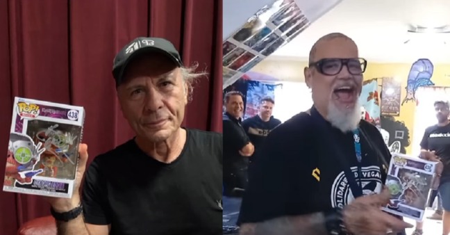 Bruce Dickinson doa boneco autografado para ajudar projeto social liderado por João Gordo