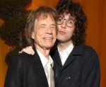 Lucas Jagger com o pai, Mick Jagger