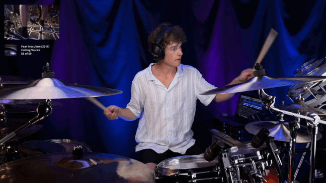 Surreal: baterista toca todas as músicas do TOOL em um único take de 8 horas