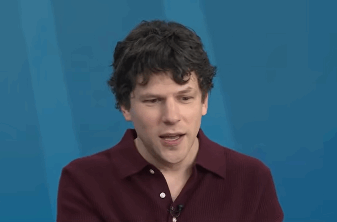 Jesse Eisenberg revela que doará seu rim