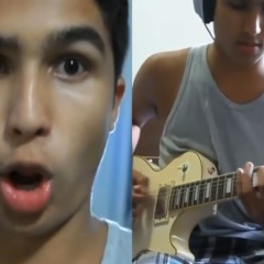 Matuê tocando Avenged Sevenfold na guitarra
