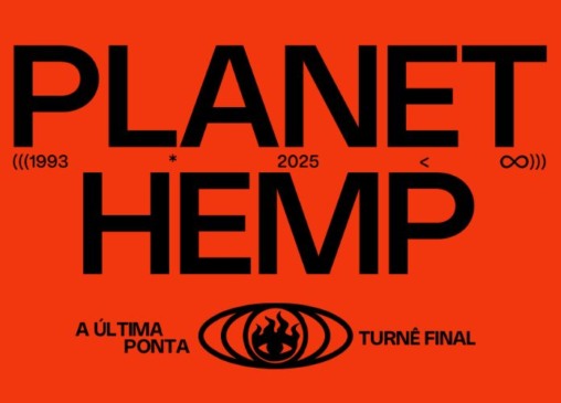 Arte da última turnê do Planet Hemp