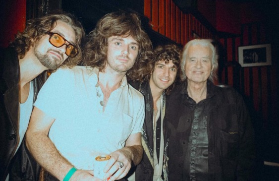 Jimmy Page vai a show de banda revelação do Indie Rock; conheça