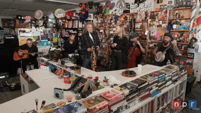 Robert Plant grava episódio incrível do Tiny Desk; assista